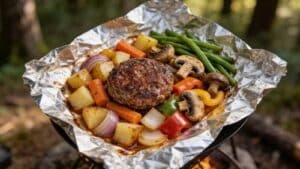 Foil hamburger dinner recipe