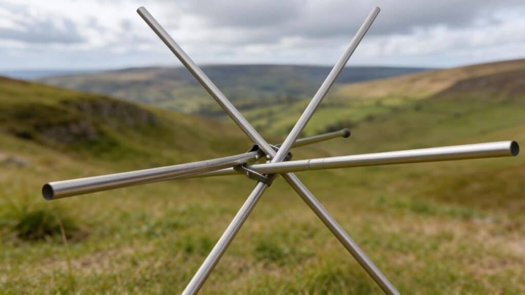 KAHEIGN Portable Outdoor Fire Pit pole frame