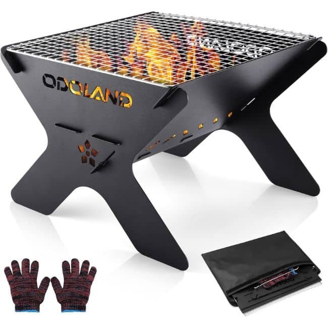 Odoland Camping Fire Pit carry case