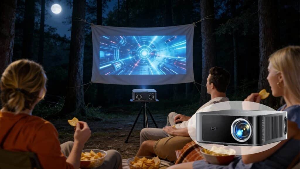 TOPTRO X9 4K Smart Projector, 1500 ANSI High Brightness