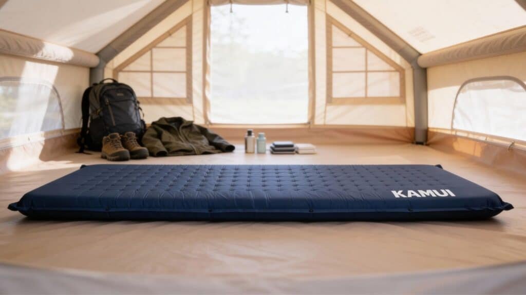 KAMUI Self-Inflating Sleeping Mat | 5cm Thick Pad | Connectable