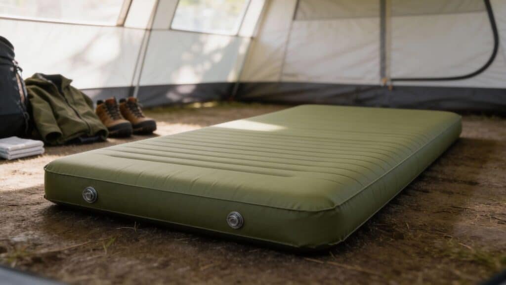 Self Inflating Camping Mat, 10cm Thick Double Camping Bed