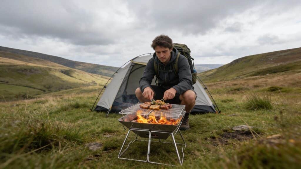 Stainless Steel Odoland BBQ Fire Pit Portable Review