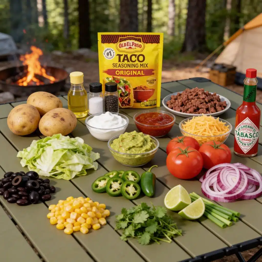 Taco Potatoes Recipe Ingredients