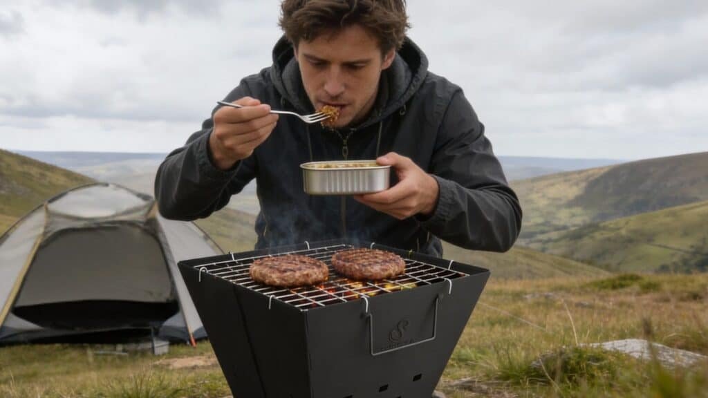 Using The Snowpea Portable Fire Pit Grill