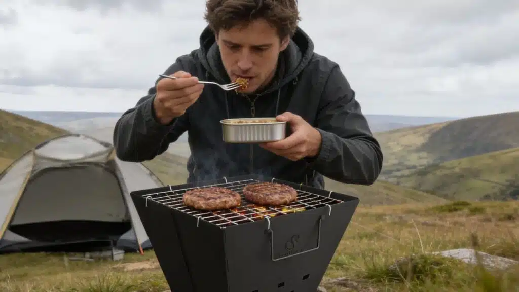 Using The Snowpea Portable Fire Pit Grill