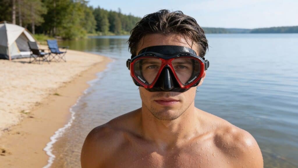Snorkel Diving Mask Panoramic HD Swim Mask