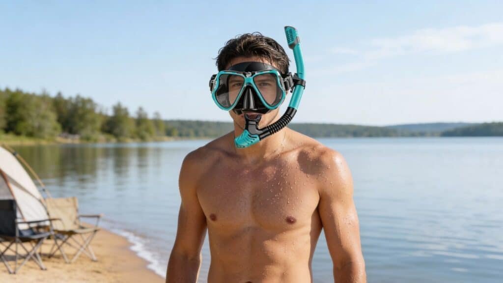 Karvipark Dry Snorkel Set, Anti-Fog Scuba Snorkelling Packages