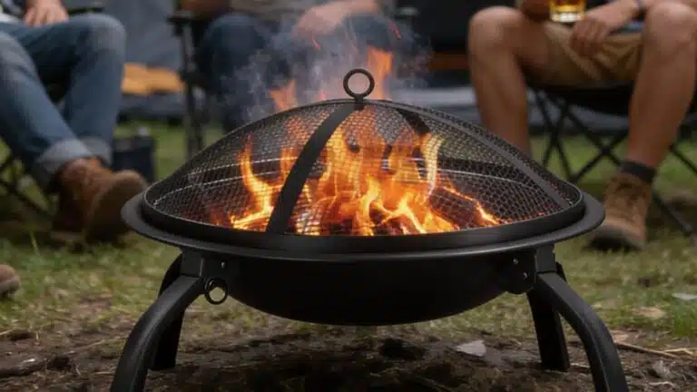 Yaheetech Fire Pit Portable Iron Folding Fire pit Review