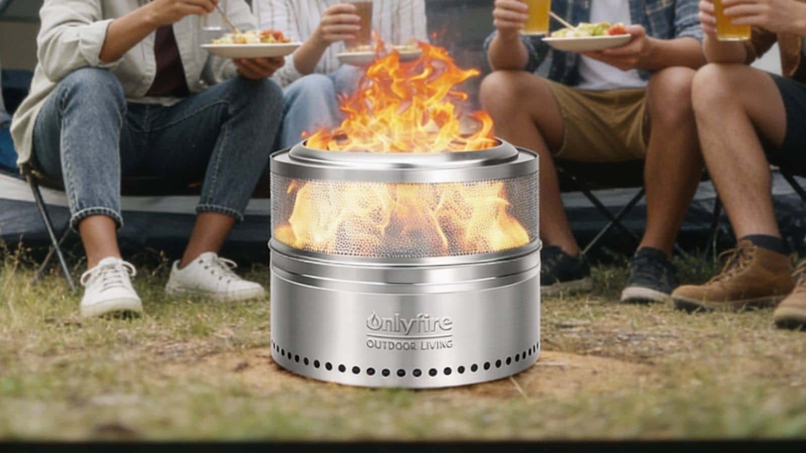 onlyfire 50 cm stainless steel Fire Pit