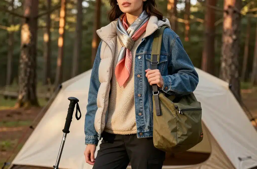 9 Camping Outfit Inspirations for Stylish Women Travelers: Chic Trails