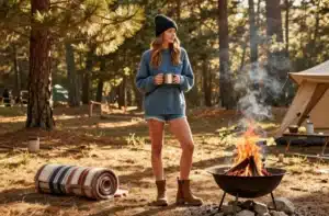 10 Casual Camping Looks Women Wear Around the Campground: Chic & Cozy