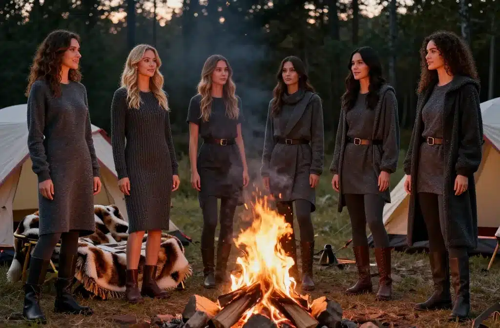 9 Campfire Clothing Ideas Women Wear Under the Stars: Chic & Cozy