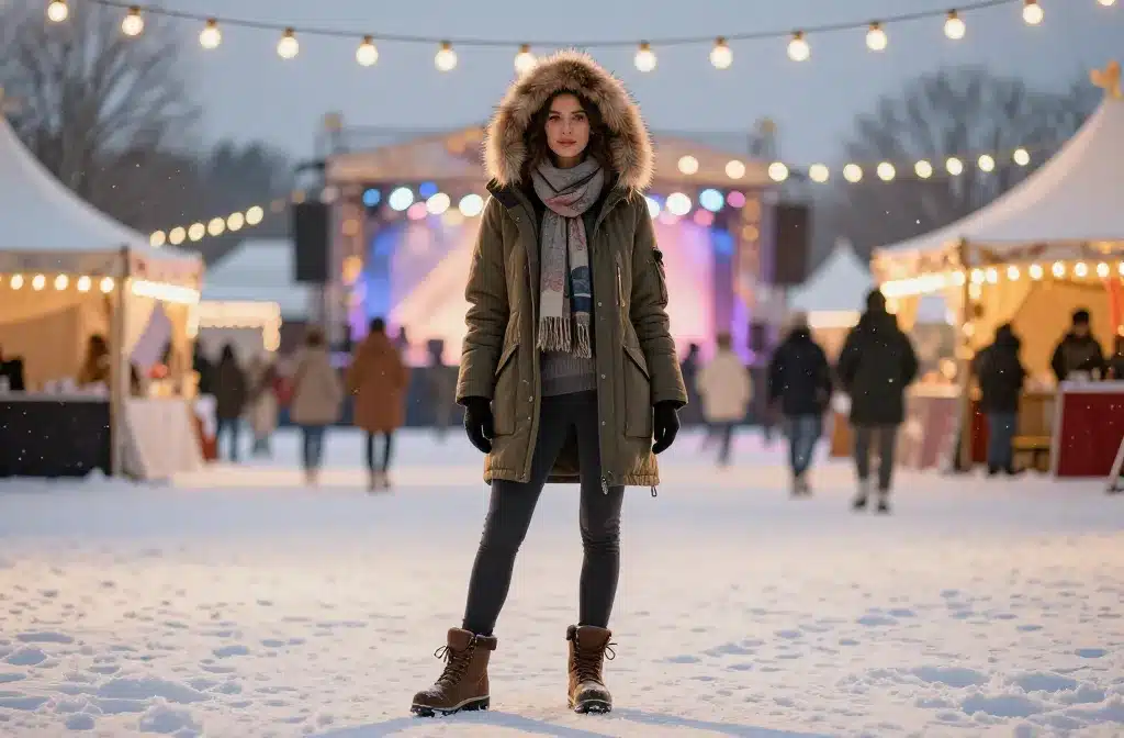 9 Winter Festival Camping Outfits Women Stay Warm in: Cozy Picks