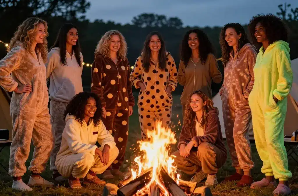 9 Onesie Camping Outfits Women Wear for Fun Nights: Glow & Giggles