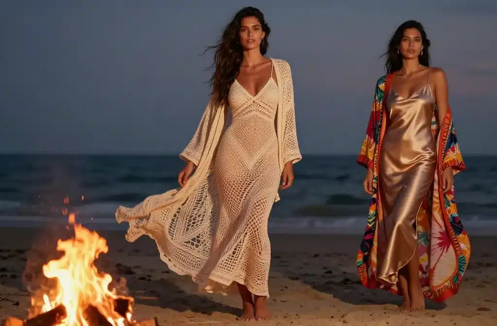 8 Beach Campfire Outfits Women Wear After Sunset: Glow After Dark