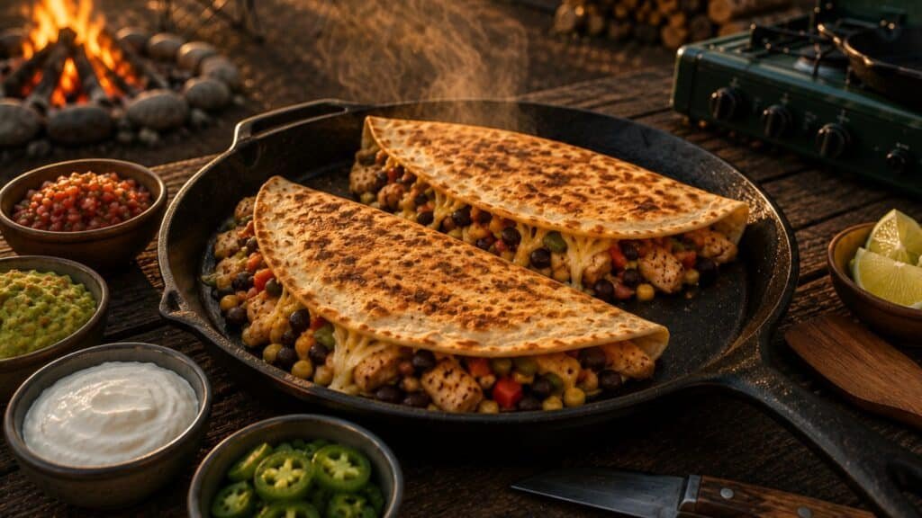 Campfire Quesadillas