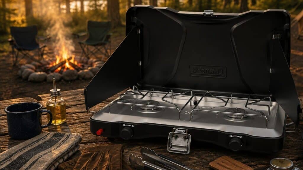 Coleman Triton+ 2-Burner Propane Camping Stove