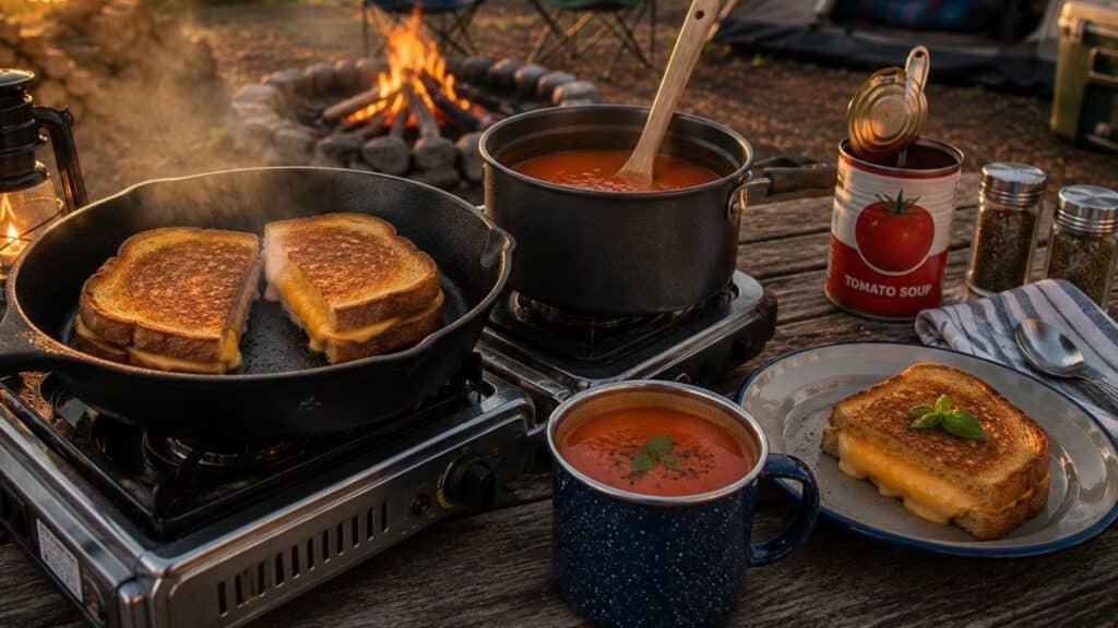 Grilled Cheese and Tomato Soup