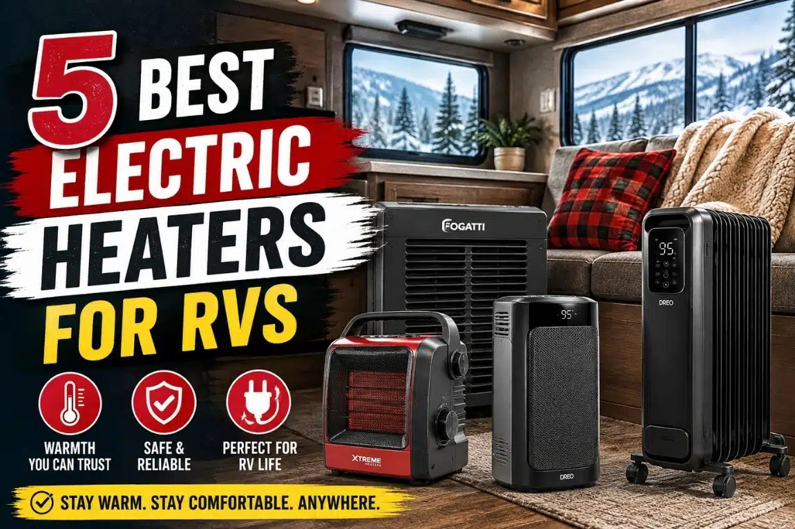 5 best electric heaters for rvs