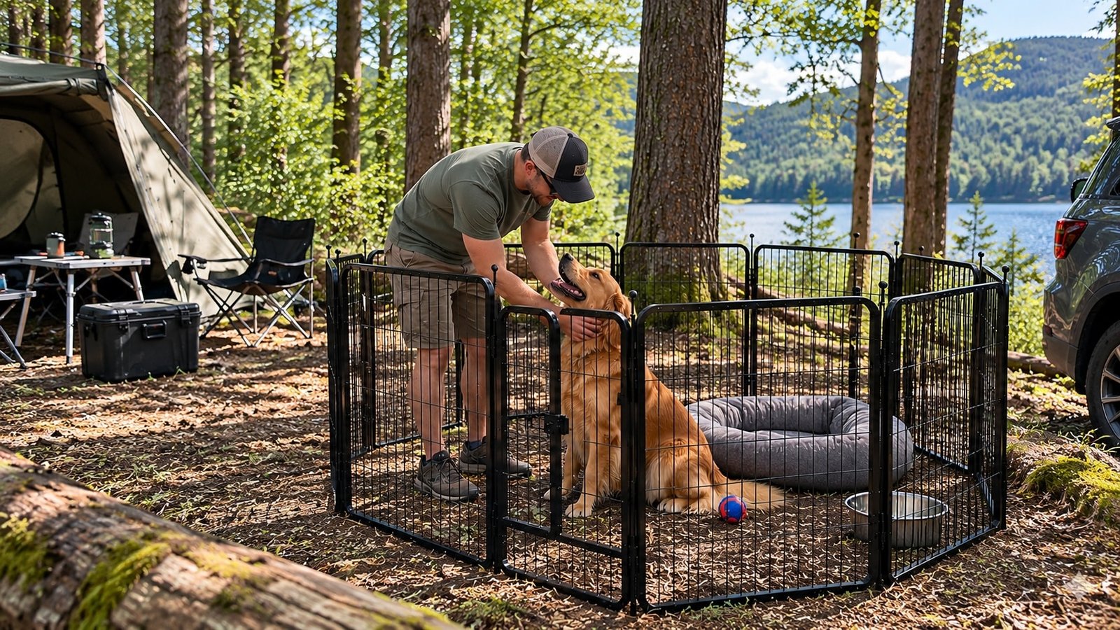 Best dog playpen for camping
