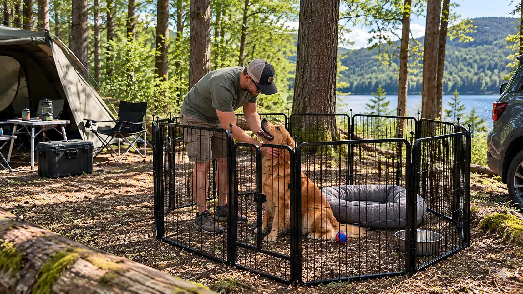 Best dog playpen for camping