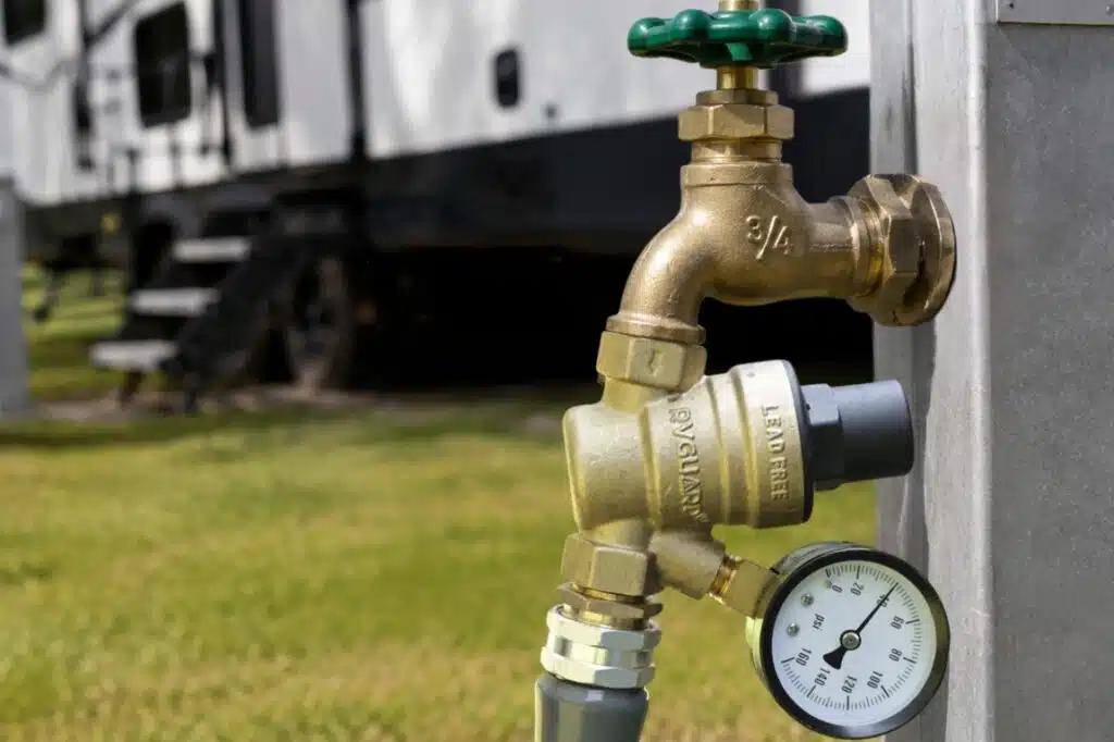 Water Pressure Regulator connection