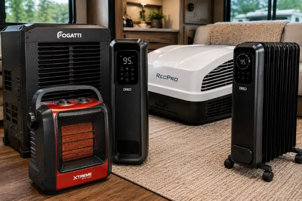 Electric heaters for rvs