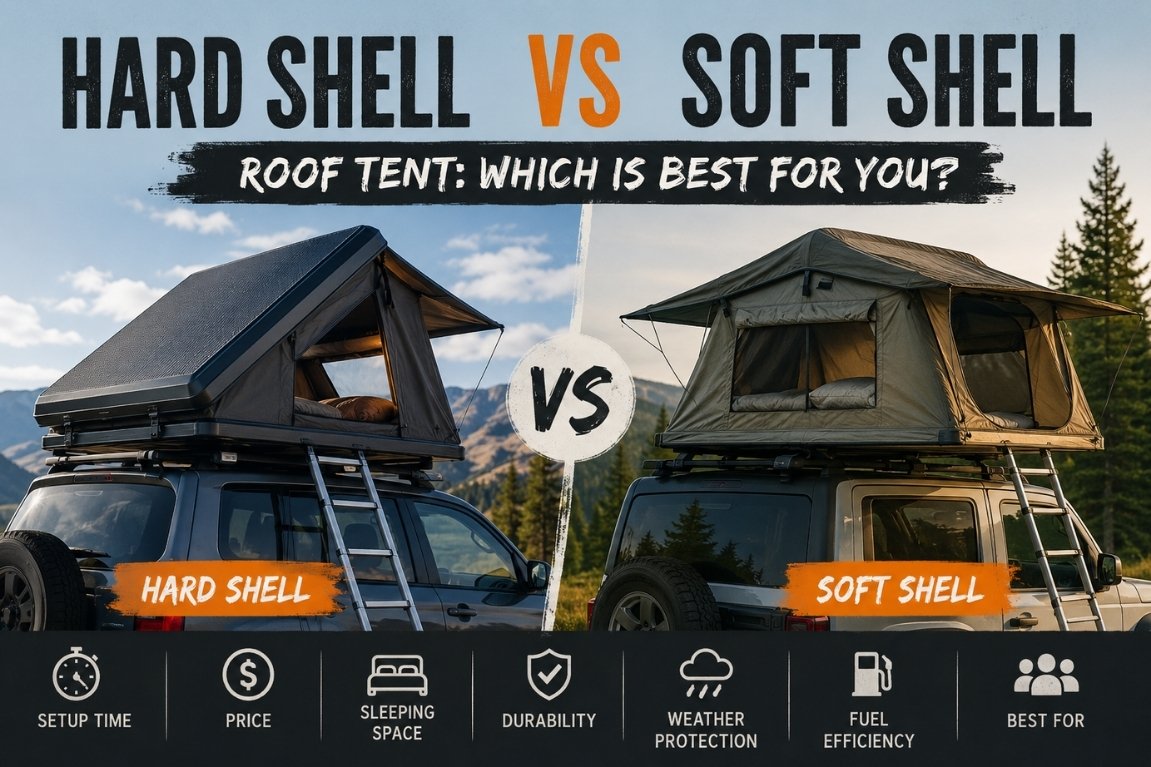Hard Shell vs Soft Shell Roof Tent