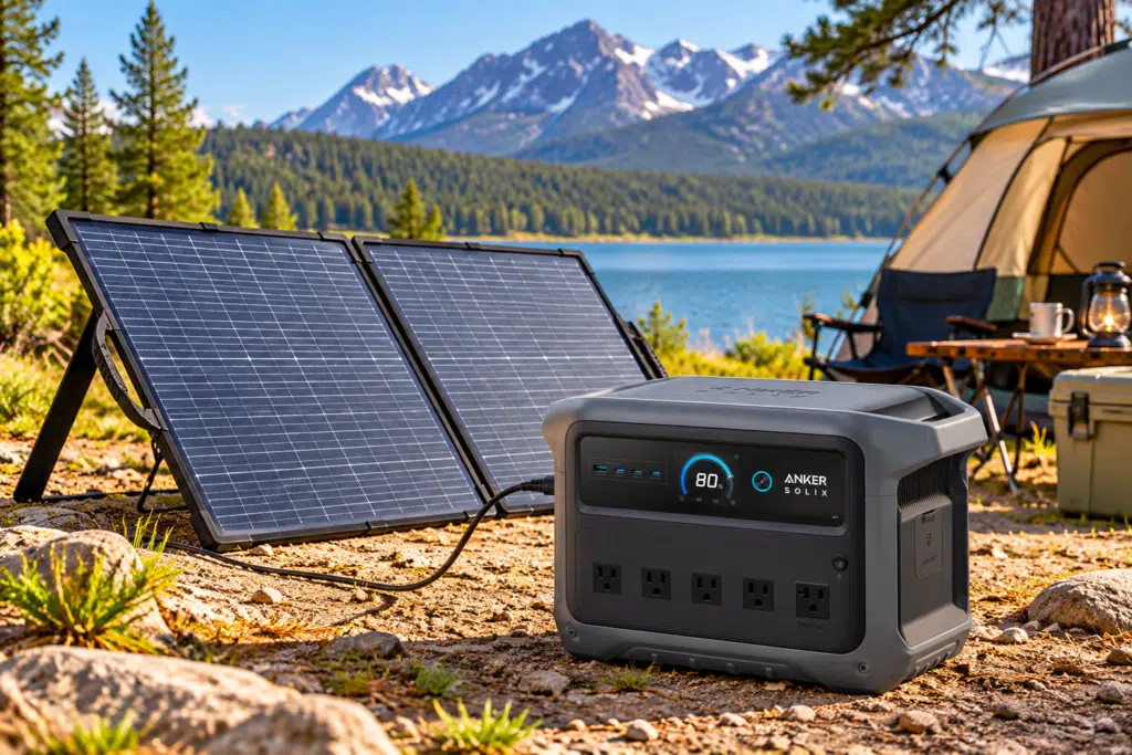 Anker SOLIX C1000 Gen 2 Portable Power Station with 200W Solar Panel