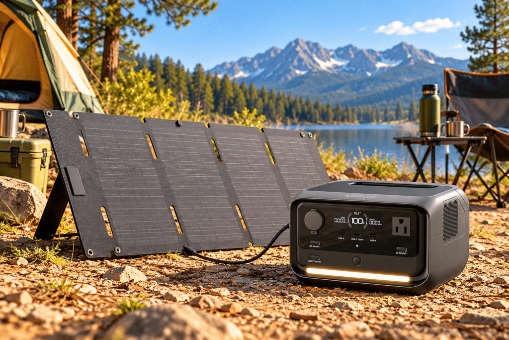 EF ECOFLOW Solar Generator River 3 Plus & 45W Solar Panel
