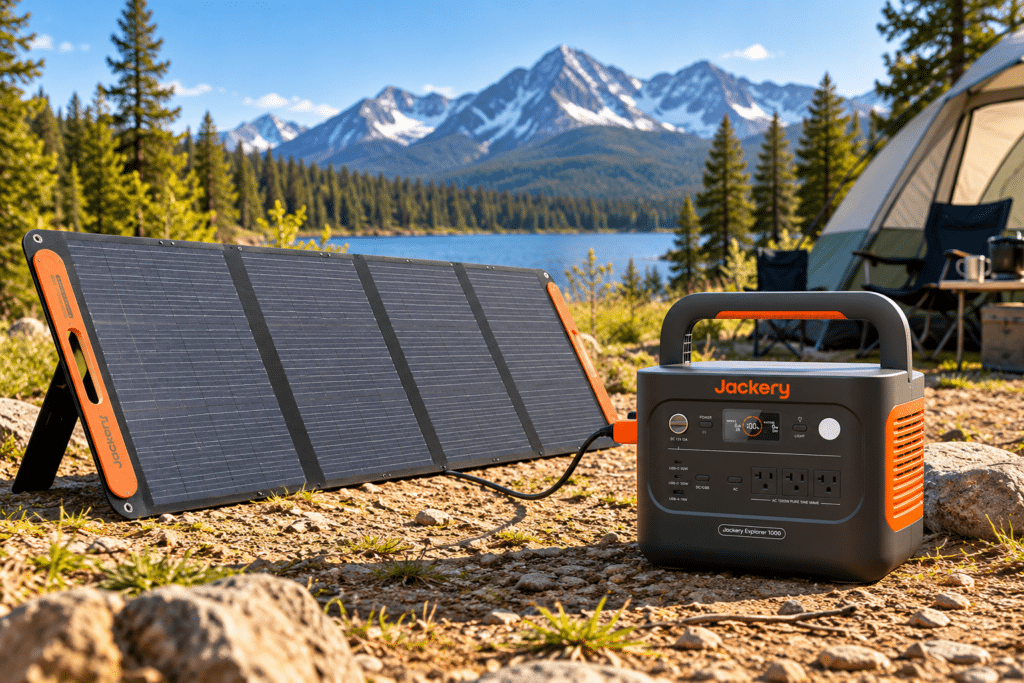 Jackery Solar Generator 1000 v2 and 200W Solar Panel