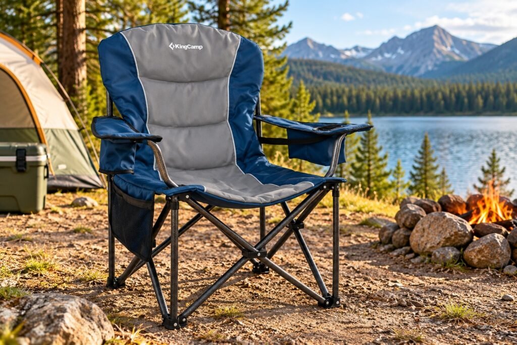 KingCamp Lumbar Support Oversized Camping Chair