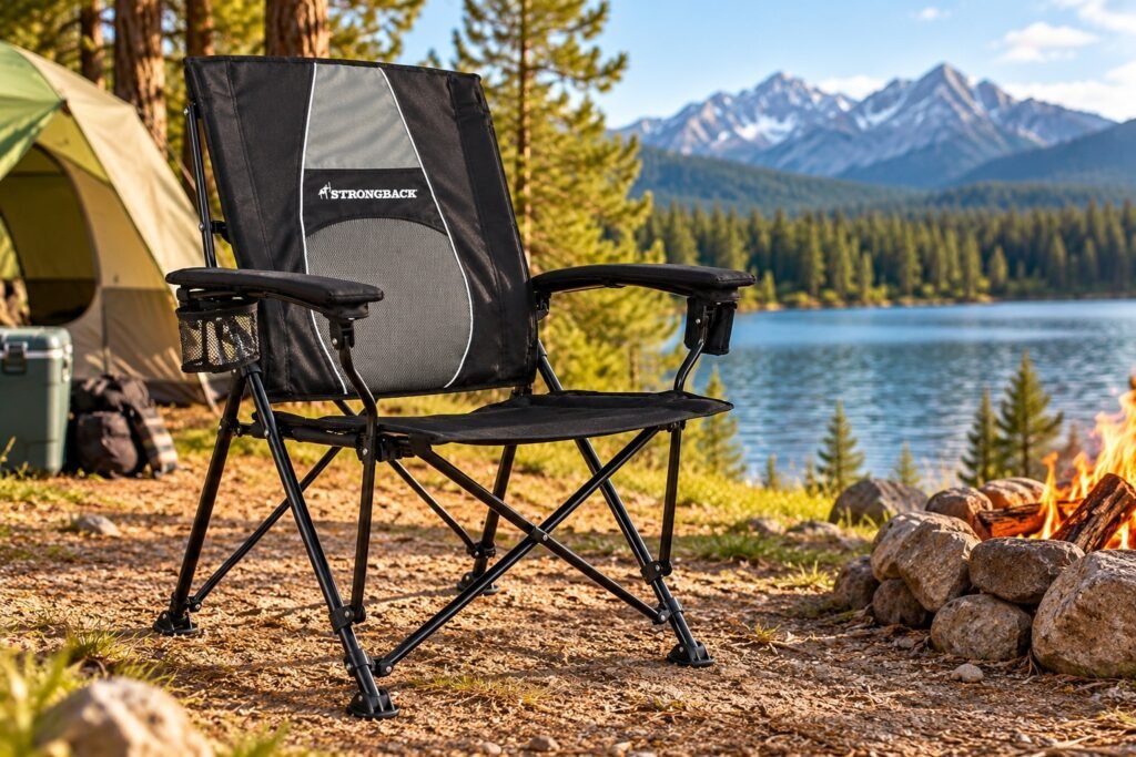 STRONGBACK Elite 2.0 Adult Camping Chair for Bad Back