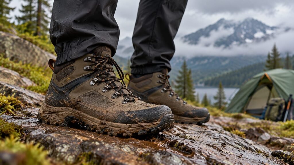 Waterproof hiking boots