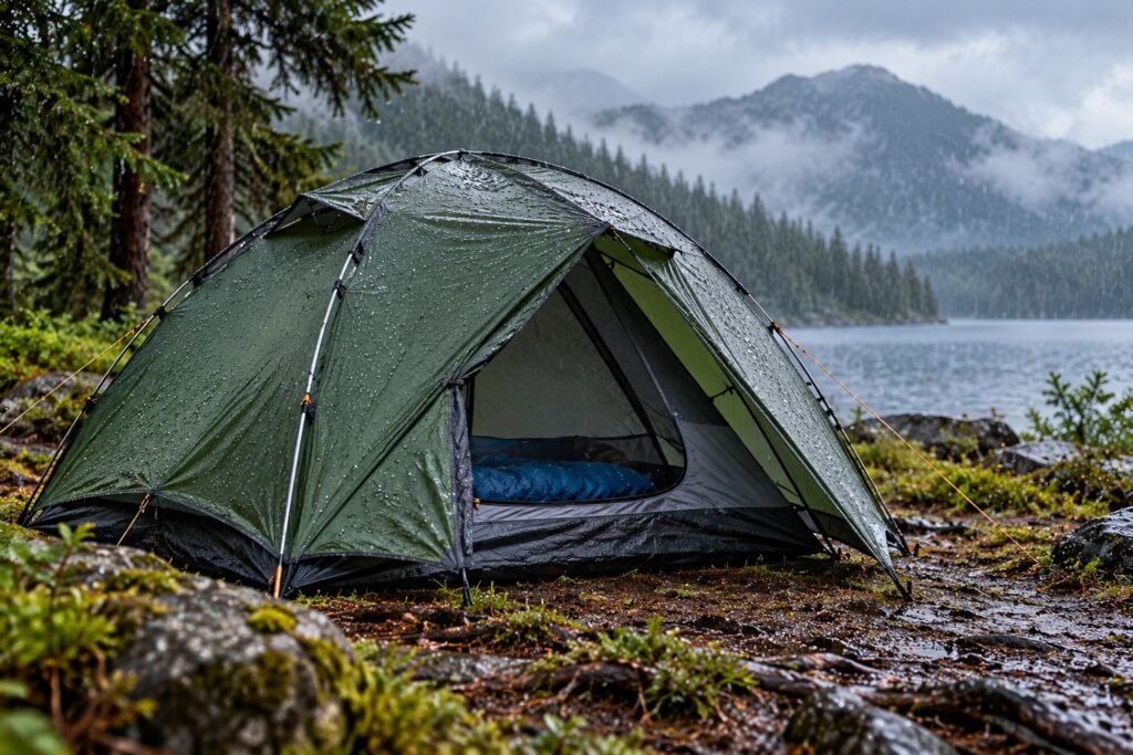 Wet-weather tent