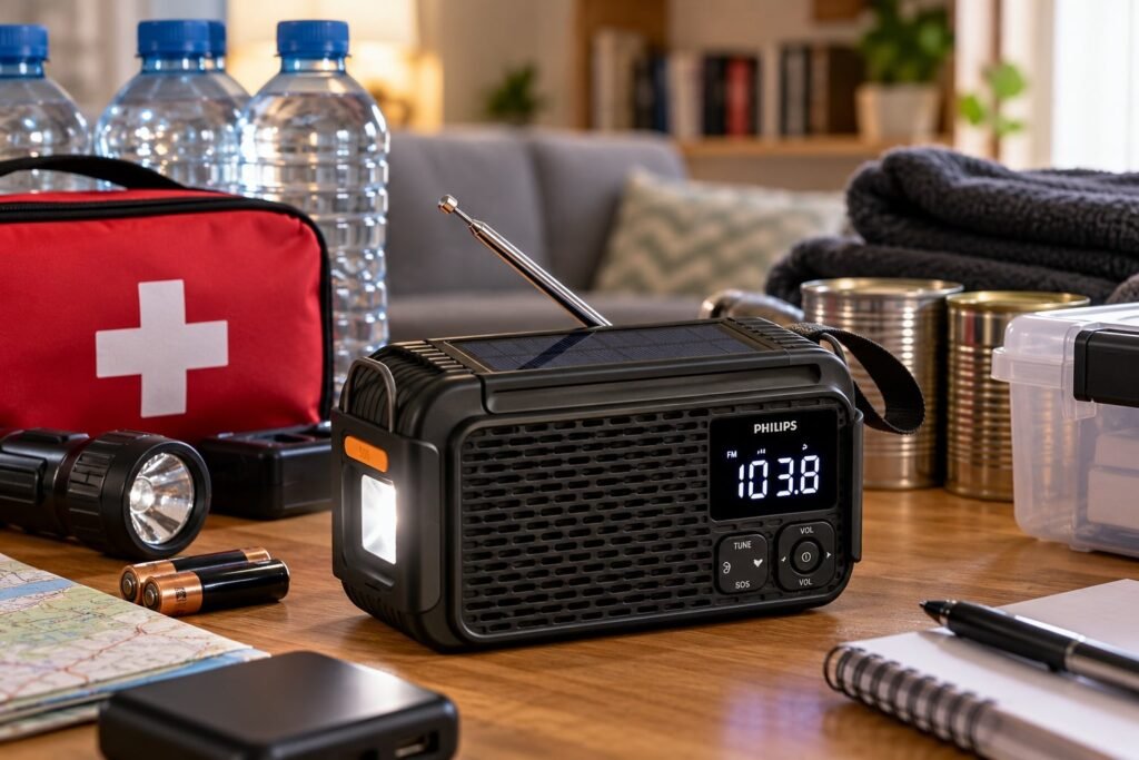 Philips TAR3500 Multi-Powered Emergency Radio